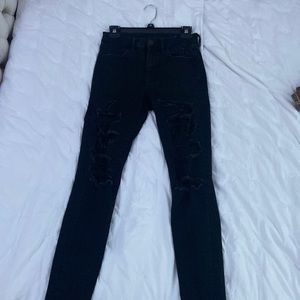 Black skinny jeans